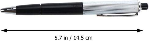 NUOBESTY Fun Electro Shock Pen 5PCS، كتابة أقلام حبر جاف بلاستيكية سوداء للصدمات الكرة القلم المزحة نكتة خدعة اللعب القلم أداة مضحكة لعبة المزحة لطلاب المدارس in Saudi Arabia