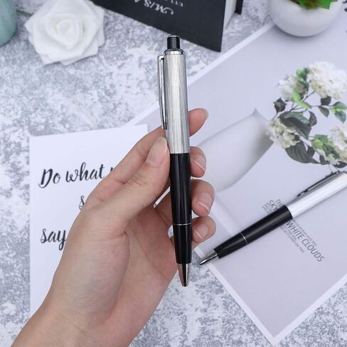 NUOBESTY Fun Electro Shock Pen 5PCS، كتابة أقلام حبر جاف بلاستيكية سوداء للصدمات الكرة القلم المزحة نكتة خدعة اللعب القلم أداة مضحكة لعبة المزحة لطلاب المدارس in Saudi Arabia