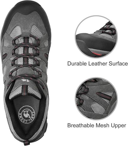 CAMEL CROWN Men's Hiking Shoes Breathable Non-Slip Sneakers Lightweight for Outdoor Trailing Trekking Camping in Saudi Arabia