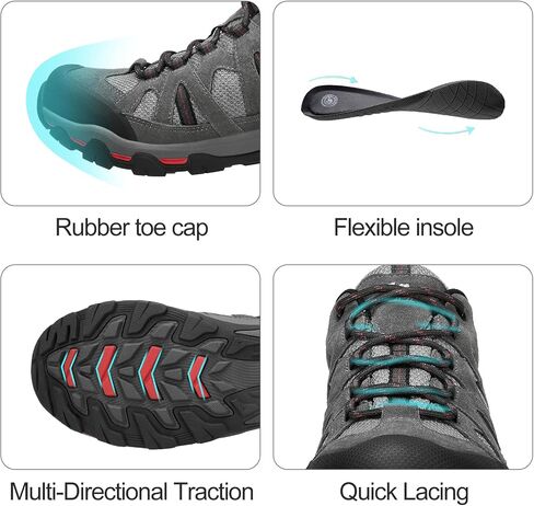CAMEL CROWN Men's Hiking Shoes Breathable Non-Slip Sneakers Lightweight for Outdoor Trailing Trekking Camping in Saudi Arabia