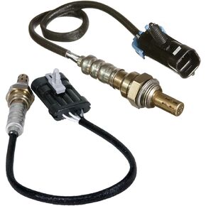2Pcs Upstream Downstream Oxygen Sensor Replacment for O2 Sensor 2002 2001 2000 1999 1998 1997 1996 Chevy Tahoe 5.7L 4.8L 5.3L 234-4012 x1 234-4018 x1 02 Sensor