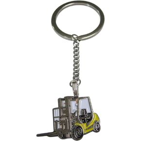 Colored Flat Industrial Warehouse Forklift Pendant Keychain