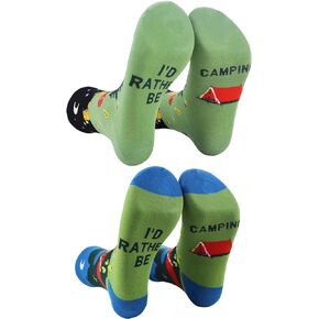 هدايا التخييم للرجال والنساء، جوارب التخييم الأساسية المضحكة والفريدة من نوعها للأب وزوجها، ديكور مبتكر لأفكار الهدايا الصغيرة لعيد الأم، وعيد الأب in Kuwait