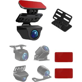 Rear Camera Holder Dash Cam Car Rear Camera Rear Window Bracket Backup Camera Mount 【Strong Adhesive】 180° Adjustment Rearview Camera Bracket Rear Windshield Bracket for SUV, Truck, RV, Auto