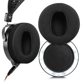 وسائد أذن بديلة متوافقة مع سماعات Audeze LCD2 LCD3 LCD4Z LCD-XC MX4 (جلد سويدي + إسفنجة)