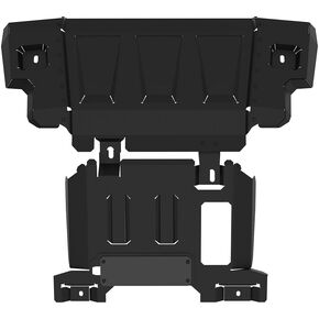 Front & Engine Skid Plate Kit Fit for Ford Bronco 4dr 2dr 2.3L 2.7L 2021-2024 Aluminum Bumper Guard