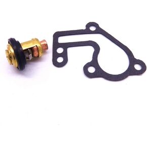 Boat Motor 6F5-12411-01 6F5-12411-02 6F5-12411-03 Thermostat and 682-12414-A1 Gasket for Yamaha 9.9hp 15hp 25HP 30HP 40HP Outboard Engine, 60℃/140℉, 18-3625 for Sierra Marine