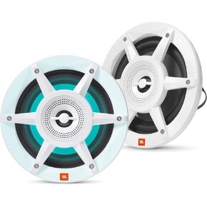 JBL - Mobile Stadium Marine Series 6.5" Premium 2 Way RGB Lighting WHITE