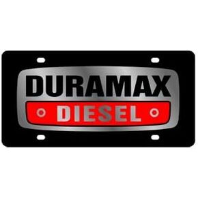 Chevrolet Eurosport Daytona- Compatible Duramax on Carbon Steel License Plate