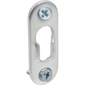 57187 Keyhole Fitting Single Hole Heavy Duty, 10-Pack, Zinc