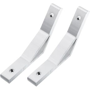 uxcell 2Pcs 135 Degree Angle Aluminum Profile Corner Brackets, Corner Brace Joint Connectors for 2020 Series (Silver Tone)