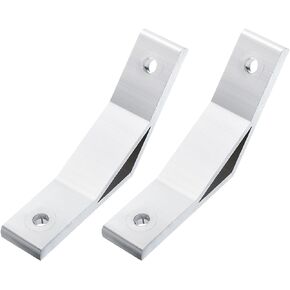uxcell 2Pcs 135 Degree Angle Aluminum Profile Corner Brackets, Corner Brace Joint Connectors for 2020 Series (Silver Tone)