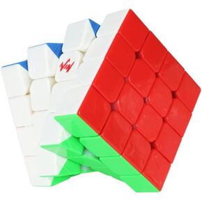 Cuberspeed Vin Cube 4x4 4x4x4 Magnetic Stickerless Speed Cube, Standard VinCube 4x4 Stickerless Professional Stickerless puzzle Standard Edition