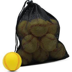 Magicorange Baseball, Foam Baseballs 20 Pack Practice Training Baseballs Unmarked Baseball Soft Toss, Batting, Fielding, Hitting, Pitching