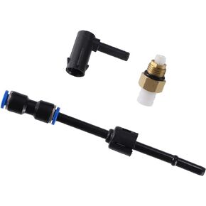 Motoforti Suspension Elbow Air Strut Repair Kit, Air Tube Fitting,for Jeep Wagoneer 2022-2023,Plastic Metal,No.68084809AA,Black