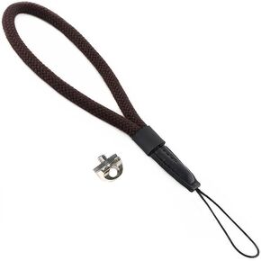 Camera Wrist Hand Strap Soft Cotton Lanyard String Rope compatible for Sony A6700 A6600 A6500 A6400 A6300 A6100 A6000 Small Light Mirrorless Cameras Cellphone Action Camera Selfie Stick - Coffee