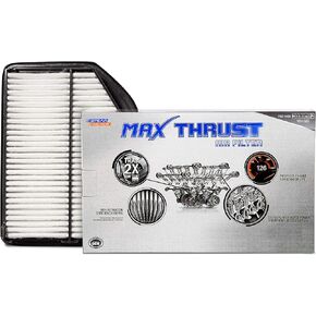 Spearhead Max Thrust Performance Engine Air Filter For All Mileage Vehicles - Increases Power & Improves Acceleration (MT-258)