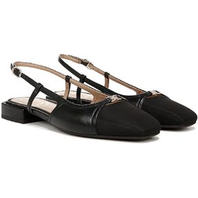 Sam Edelman Women's Kara Ballet Flat, Black Leather, 7