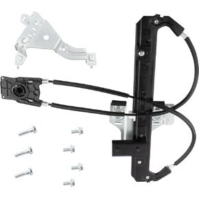 BOXI 749-229 Rear Passenger Side Power Window Regulator Without Motor Fit for Cadillac Escalade Chevy Tahoe for GMC Yukon 2000-2006 / Black / 15135973