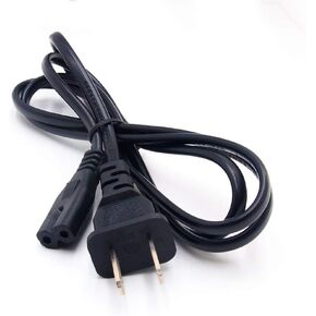 Replacement US 2Prong AC Power Cord Cable for HP DeskJet 2700e 2734e 2752e Color All-in-One Printer