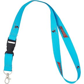 Desert Cactus Delaware State University Lanyard DSU Hornets Car Keys ID Badge Holder Keychain Detachable Breakaway Snap Buckle (Blue)