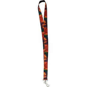Buckle-Down Lanyard Hades Blue Glow Pose Skull Icon Black Gray, 22" x 1" (LY-1.0-WDY456)