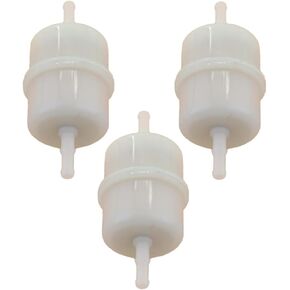 24 050 13-S Fuel Filter 1/4" Inline Fuel Filter Compatible with Kohler SV710 SV725 SV730 SV735 SV740 SV810 SV820 SV830 SV840 Engine Toro Cub Cadet Lawn Tractor Fuel Filter - Pack of 3