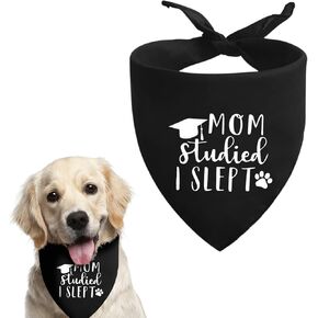 باندانا التخرج للكلاب، وشاح مثلث أسود للتخرج للكلاب، صدريات منديل قابلة للتعديل للحيوانات الأليفة قابلة للغسل، ملابس للكلاب، هدية باندانا التخرج للكلاب الصغيرة والمتوسطة والكبيرة، مستلزمات حفلات التخرج in Kuwait
