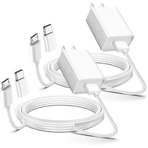 2 Pack Charging Power Cable Cord 9V for Arlo Pro Pro2, Arlo Q,Arlo GO, Essential Spotlight XL/XL 2nd, Wyze Cam Pan v3 v2,Netvue,Blink,Yi Home Camera,Oculus go,Kasa Cam Wall Charger Adapter Replacement