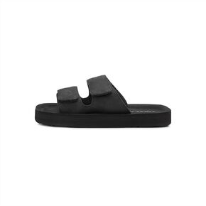 Volcom Women's Squared Platform Velcro Strap Slide Sandal