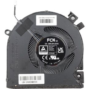 مروحة تبريد جديدة لوحدة المعالجة المركزية للكمبيوتر المحمول HP Victus 15-FA 15-FB TPN-Q278 TPN-Q279 15-fa0031dx 15-fb0028nr 15-FB0028NR 0050AX 0103LA Series N17902-001 N13304-001 DFS5K22B056737 FPJY Fan 5 الخامس 10 ملم