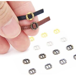 3.5mm/0.14'' (Inner Diameter) Super Tiny Buckles, Doll Clothes Mini Buckles, Perfect for Doll Sewing Craft (10 PCS)