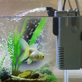 Water Rebirth Aquarium Water Pump for Fish Tank, Submersible Fountain Pumps, Aquarium Filter, 132GPH (QD-1900 F)