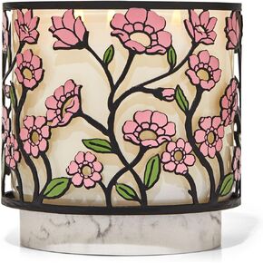 Bath & Body Works 3 Wick Candle Holder Sleeve Flowerbed