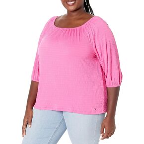 Tommy Hilfiger Women's Sportswear Peasant Top
