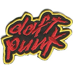 Daft Punk Patch Embroidered Iron/Sew on Badge Applique Costume Cosplay Tribute Souvenir