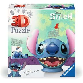 Ravensburger Puzzle-Ball Disney Stitch 72 Pieces Jigsaw Puzzle for Kids - Every Piece is Unique, Pieces Fit Together Perfectly