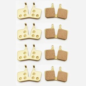 4 Pairs Bike Brake Pads Resin Bicycle Disc Brake Pads Compatible with Magura 4 Piston Mt5/ Mt7