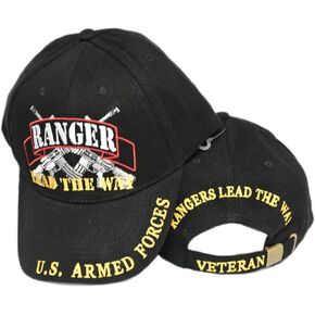 United States Army Rangers Lead The Way Black Hat Cap USA