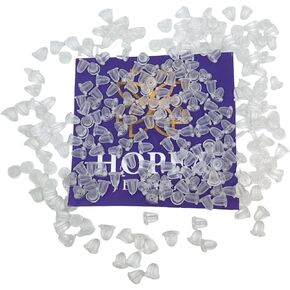HOPEA JEWELS® Very Small (500 Pcs Approx) Premium and Soft/Earring Stoppers/Earring Stoppers Silicone/Back Earring Stoppers/Rubber Earring Stoppers/Earring Stopper Backs