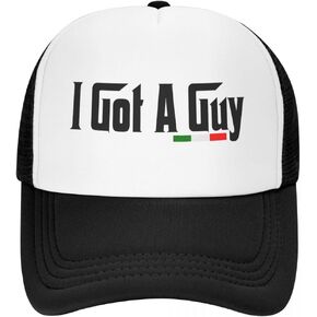 I Got A Guy Trucker Hats for Women Black Men Trendy Gift Pink Hats for Men