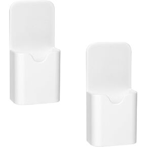 2pcs Magnetic Pen Holders for Fridge, Strong Magnet Marker Holder Organizer Dry Erase Pencil Holder for Refrigerator Whiteboard Locker School Home Office Supplies (White)