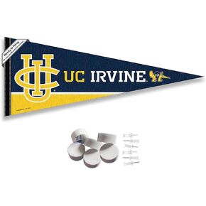 California Irvine Eaters Pennant Flag and Wall Tack Mount Pads