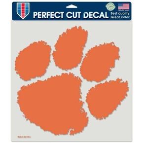 WinCraft Clemson Tigers Full Color Die Cut Decal - 8" X 8"