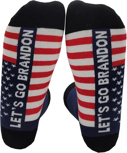 FJB Socks FCK Biden Socks Let's Go Brandon Socks Funny Socks for Men and Women in Saudi Arabia