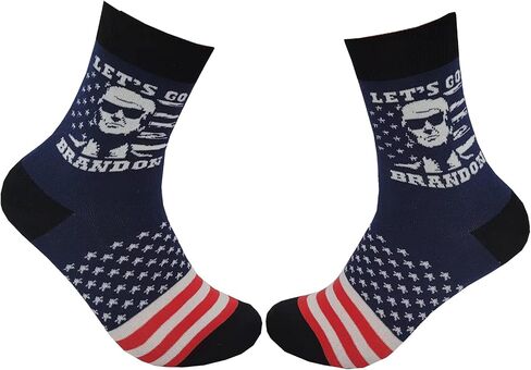 FJB Socks FCK Biden Socks Let's Go Brandon Socks Funny Socks for Men and Women in Saudi Arabia