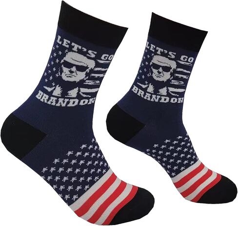 FJB Socks FCK Biden Socks Let's Go Brandon Socks Funny Socks for Men and Women in Saudi Arabia