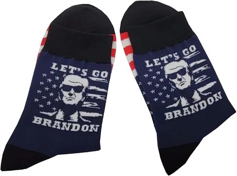 FJB Socks FCK Biden Socks Let's Go Brandon Socks Funny Socks for Men and Women in Saudi Arabia