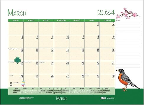House of Doolittle 2024 Monthly Wall Calendar, Seasonal, 12 x 12 Inches, January - December (HOD338-24) in Saudi Arabia