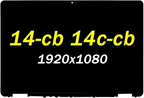 M47690-001 Replacement for HP Chromebook x360 14-cb 14b-cb 14b-cb0013dx 14b-cb0000 14b-cb0047nr 14b-cb0033dx 14b-cb0023dx 14b-cb0097nr 1920x1080 14" LED LCD Touch Screen Display Assembly in Saudi Arabia